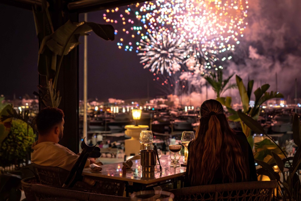 Fuegos artificiales en Villa Mercedes